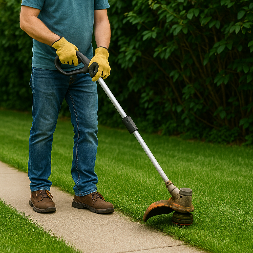 edging-and-trimming-the-lawn